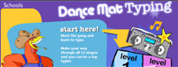 Dance mat typing