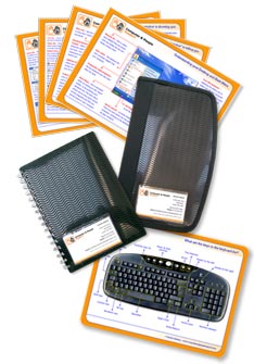 Image showing joining pack including sheet guides, cd holder, notebook and mousemat