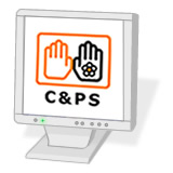 Image showing CAPS logo on a computer screen